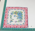 Floral vintage handkerchief - h0707