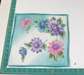Floral vintage handkerchief - h0708