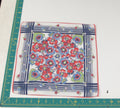 Floral vintage handkerchief - h0709