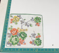 Floral vintage handkerchief - h0710