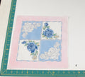 Floral vintage handkerchief - h0711