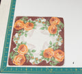 Floral vintage handkerchief - h0712