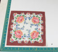 Floral vintage handkerchief - h0715