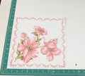 Floral vintage handkerchief - h0720