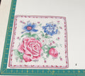 Floral vintage handkerchief - h0730