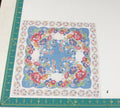 Floral vintage handkerchief - h0734