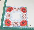 Floral vintage handkerchief - h0736
