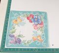 Floral vintage handkerchief - h0737