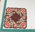 Floral vintage handkerchief - h0739