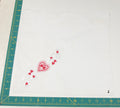 Heart/Valentines vintage handkerchief - h0012