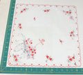 Heart/Valentines vintage handkerchief - h0020