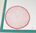 Heart/Valentines vintage handkerchief - h0045
