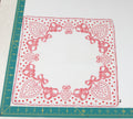 Heart/Valentines vintage handkerchief - h0052