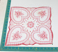 Heart/Valentines vintage handkerchief - h0056