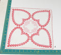 Heart/Valentines vintage handkerchief - h0069
