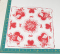 Heart/Valentines vintage handkerchief - h0073