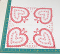 Heart/Valentines vintage handkerchief - h0075