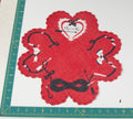 Heart/Valentines vintage handkerchief - h0078