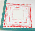 Heart/Valentines vintage handkerchief - h0088