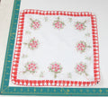 Heart/Valentines vintage handkerchief - h0091