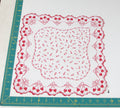 Heart/Valentines vintage handkerchief - h0127