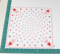 Heart/Valentines vintage handkerchief - h0130