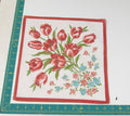Floral vintage handkerchief - h0150