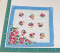 Floral vintage handkerchief - h0152