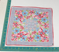 Floral vintage handkerchief - h0154