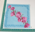 Floral vintage handkerchief - h0155