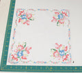 Floral vintage handkerchief - h0158