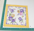 Floral vintage handkerchief - h0166