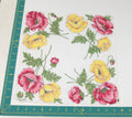 Floral vintage handkerchief - h0170