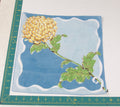 Floral vintage handkerchief - h0175