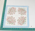 Floral vintage handkerchief - h0187