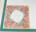 Floral vintage handkerchief - h0189