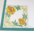 Floral vintage handkerchief - h0191