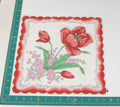 Floral vintage handkerchief - h0195