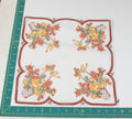 Floral vintage handkerchief - h0201