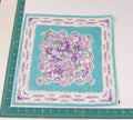 Floral vintage handkerchief - h0203