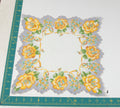 Floral vintage handkerchief - h0205