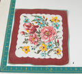 Floral vintage handkerchief - h0212