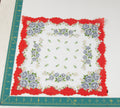Floral vintage handkerchief - h0213