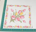 Floral vintage handkerchief - h0214