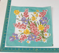 Floral vintage handkerchief - h0215