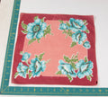 Floral vintage handkerchief - h0216