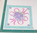 Floral vintage handkerchief - h0225