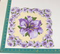Floral vintage handkerchief - h0229
