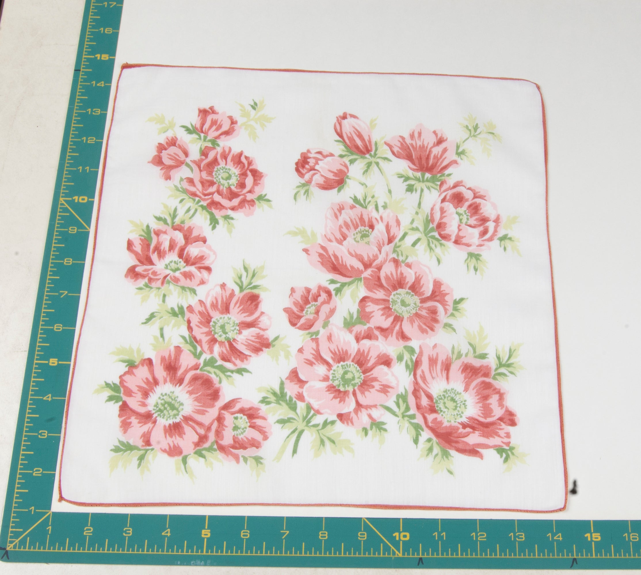 Floral vintage handkerchief - h0231
