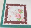 Floral vintage handkerchief - h0232